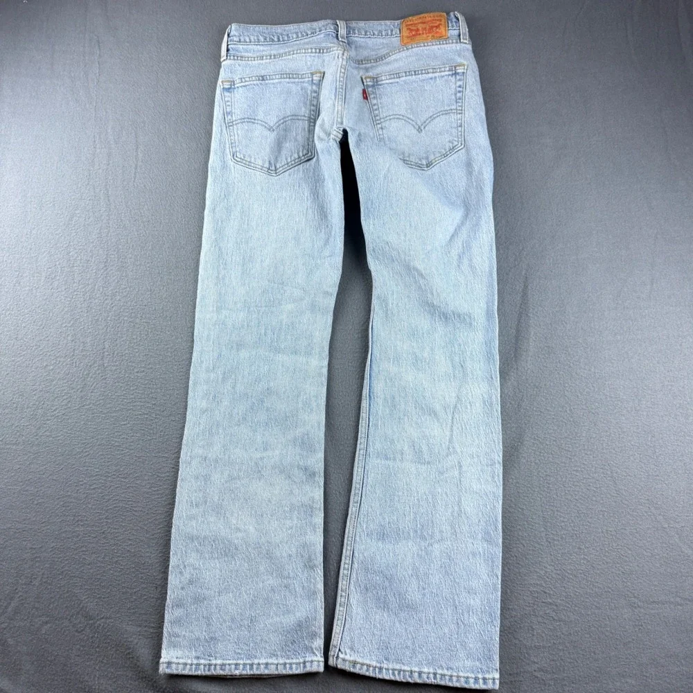 Levis 517 Jeans Men's 32x32 Blue Bootcut Cowboy Western Rodeo Light Wash Slim